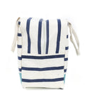 Stripe Design Heat Insulated Aqua Tiffin Bag Set of 2