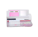 Modern Pink Pencil Case With Calculator and Pens