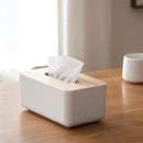 Tissue Box with Bamboo cover Set of 2