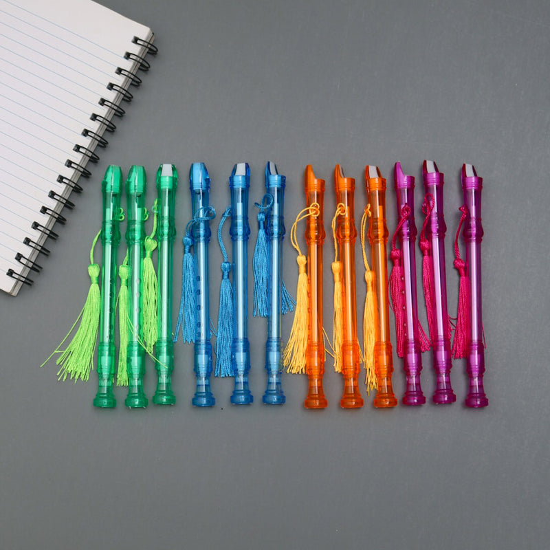 Flute Design Multi Color Pen Pack of 2 (Set of 12)