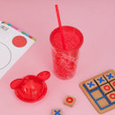 Mouse Design Double Layer Transparent Sipper With Straw 500 ml