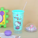 Hello Kitty Design LED Sipper With Straw 550 ml