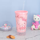 Hello Kitty Design LED Sipper With Straw 550 ml