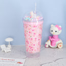 Hello Kitty Design LED Sipper With Straw 550 ml
