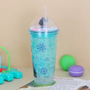 Frozen Design LED Sipper With Straw 550 ml