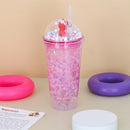 Frozen Design LED Sipper With Straw 550 ml