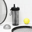 Multipurpose Dual Sippers Transparent Bottle