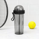 Multipurpose Dual Sippers Transparent Bottle