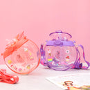 All Over Printed Donut Shape Water Bottle-500 ML