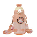 Cute Cat Printed Water Bottle-750 ML