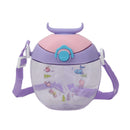 Round Water Bottle With Horn Shape Lid