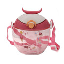 Round Water Bottle With Horn Shape Lid