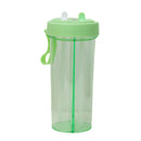 Multipurpose Dual Sippers Transparent Bottle