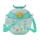 Round Water Bottle With Horn Shape Lid