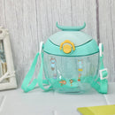 Round Water Bottle With Horn Shape Lid