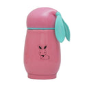 Bunny Printed Small Cute Flask with Bunny Ear Set of 2