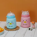 Bear Design Flask With Bubble Lid Set of 2 380ml