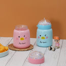 Bear Design Flask With Bubble Lid Set of 2 380ml