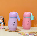 Bunny Printed Small Cute Flask with Bunny Ear Set of 2