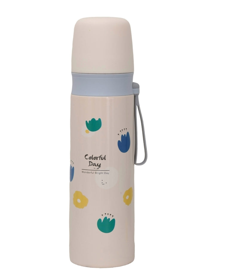 Multi design Printed Stainless Flask for Kids, 500 ML