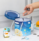 Cute Multi Design Printed Coin Bank With Bubble Lid Set of 2