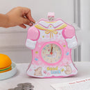 Dress Design Coin Bank with Alarm Clock Set of 2