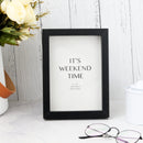 Plain Wooden Photo Frame Set of 2