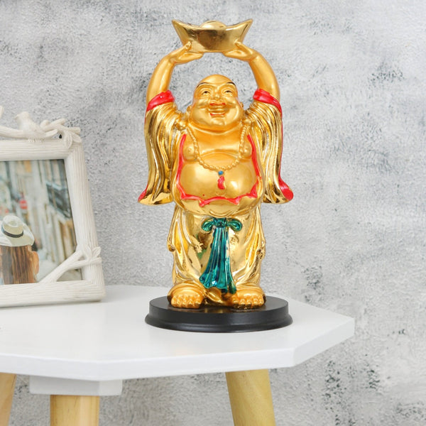Standing Laughing Buddha Sculpture Artifacts