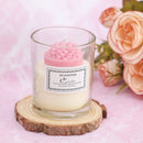 Marigold Flower Design Scented Candle Set of 2
