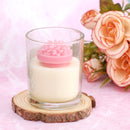 Marigold Flower Design Scented Candle Set of 2