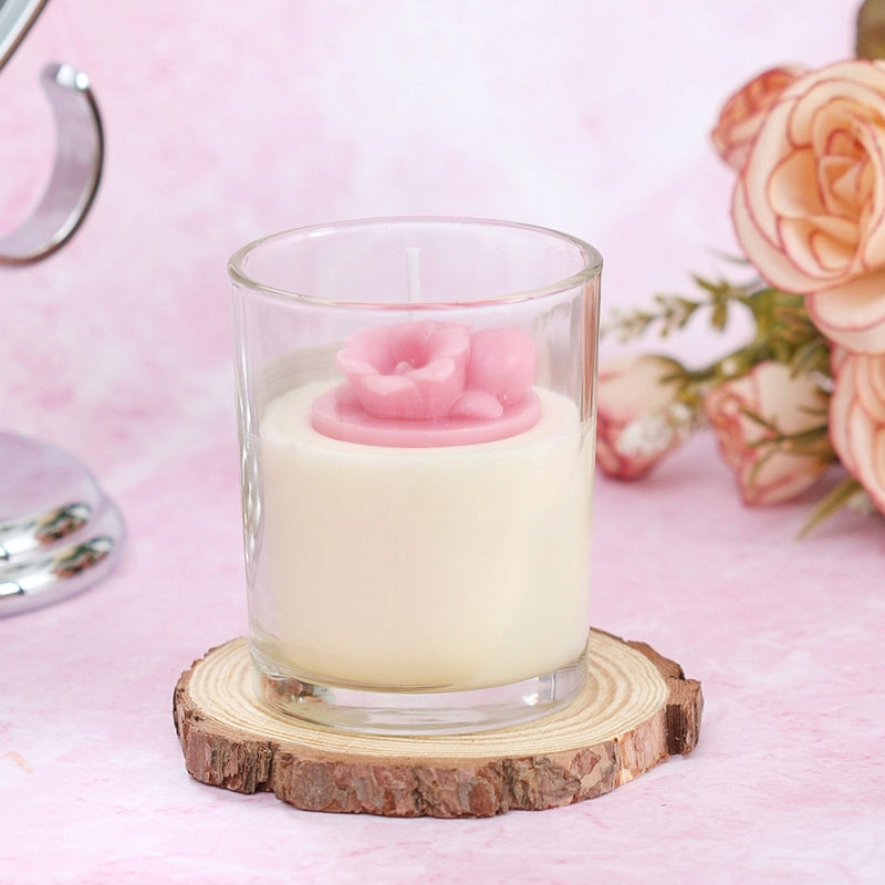 Tulip Floral Design Aromatic Scented Candle