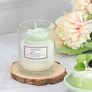 Rose Design Floral Scented Candle Set of 2