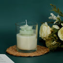 Tulip Floral Design Aromatic Scented Candle Set of 2