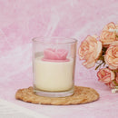 Rose Design Floral Scented Candle Set of 2