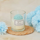 Marigold Flower Design Scented Candle Set of 2