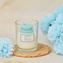 Rose Design Floral Scented Candle Set of 2