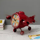Aeroplan Sculpture Antique Table Clock
