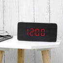 Square Shape Wooden Digital Clock
