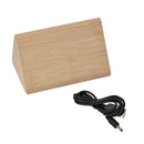 Triangle Shape Wooden Digital Clock