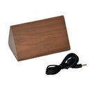 Triangle Shape Wooden Digital Clock