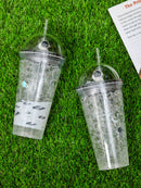 Astronaut Printed LED Light Sippers- 550 ML