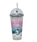 Astronaut Printed LED Light Sippers- 550 ML