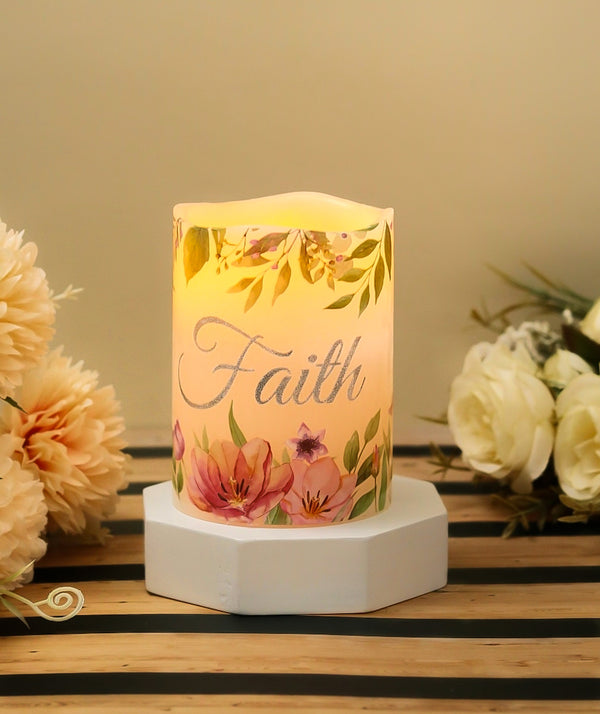 Inspirational Flameless Candle for Home Decor