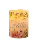 Inspirational Flameless Candle for Home Decor Set of 2