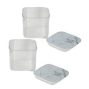 Airtight Moth-proof Storage Sealed Containers with Lid Set of 2