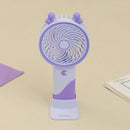 Ear Design Mini Portable & Rechargeable Hand Fan with Stand