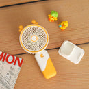 Ear Design Mini Portable & Rechargeable Hand Fan with Stand