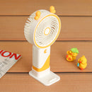 Ear Design Mini Portable & Rechargeable Hand Fan with Stand