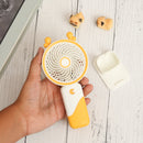 Ear Design Mini Portable & Rechargeable Hand Fan with Stand