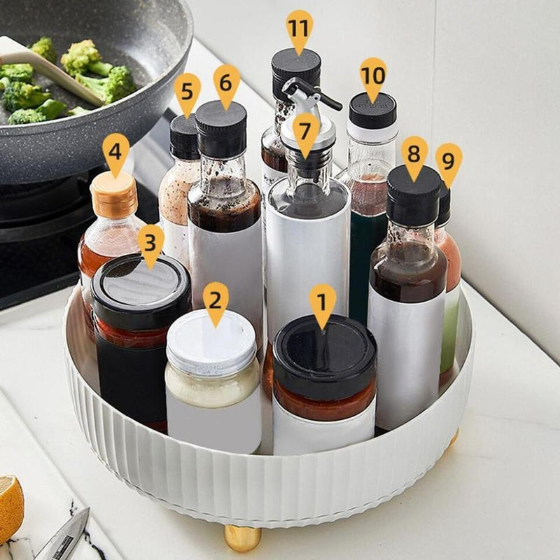 360 Degree Rotating Organizer Vanity Tray